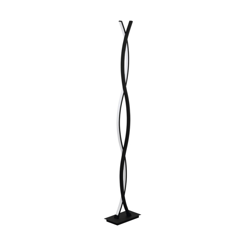 Lampadaire LED Lasana 3 noir 36 W EGLO