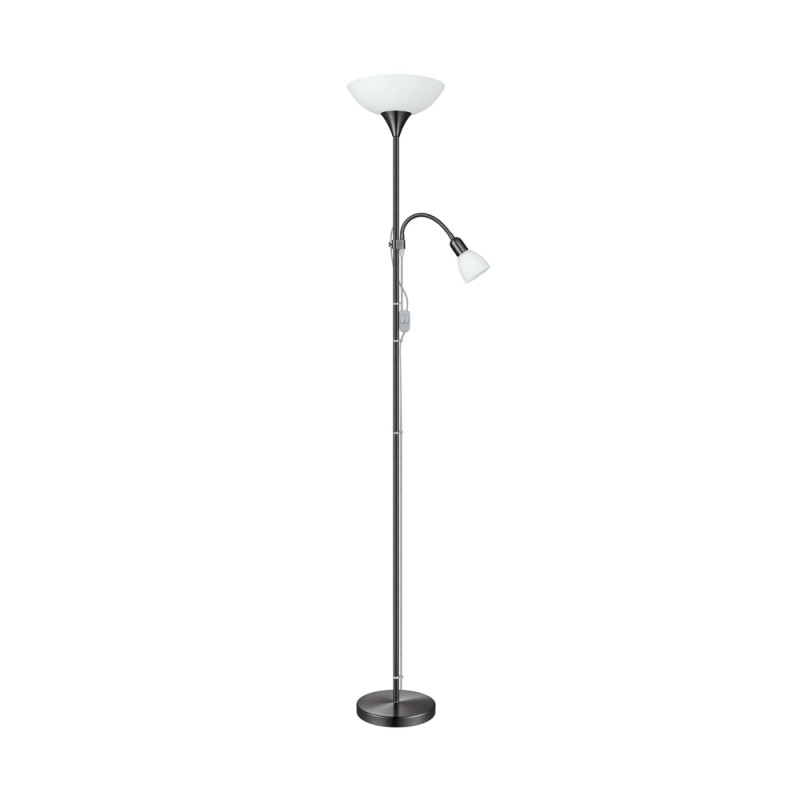 Lampadaire UP 2 noir E27 60 W et E14 25 W