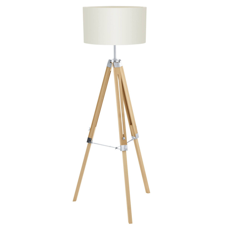 Lampadaire Lantada beige Ø 45 cm E27 60 W EGLO