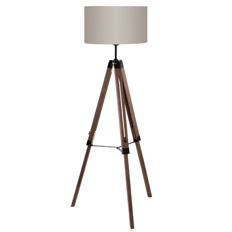 Lampadaire Lantada taupe Ø 45 cm E27 60 W EGLO