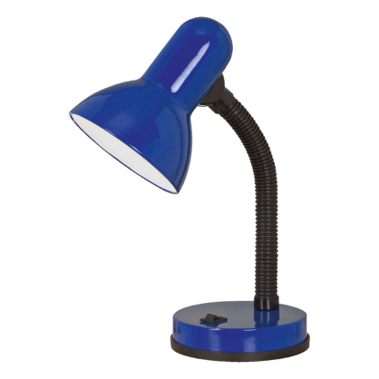 Lampe de bureau Basic bleue E27 40 W EGLO