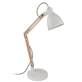 Lampe de bureau Torona 1 blanche E14 28 W EGLO