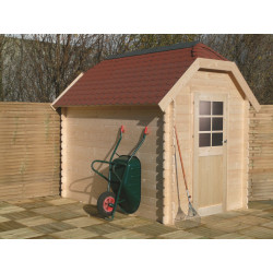 Abri de jardin en bois Galway 28 mm 1,98 x 2,98 m | SOLID
