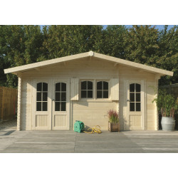 Abri de jardin en bois Rostock 40 mm 5,68 x 3,88 m SOLID