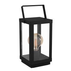 Lampe de table Bradford 1 noire E27 60 W EGLO