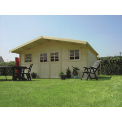 Abri de jardin Zurich 28 mm 5,08 x 3,88 m SOLID