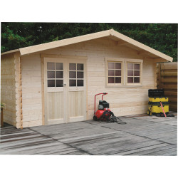 Abri de jardin Vernier 28 mm 5,38 x 5,38 m SOLID