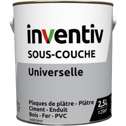 Sous-couche universelle blanc mat 2,5 L INVENTIV