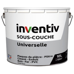 Sous-couche universelle blanc mat 10 L INVENTIV