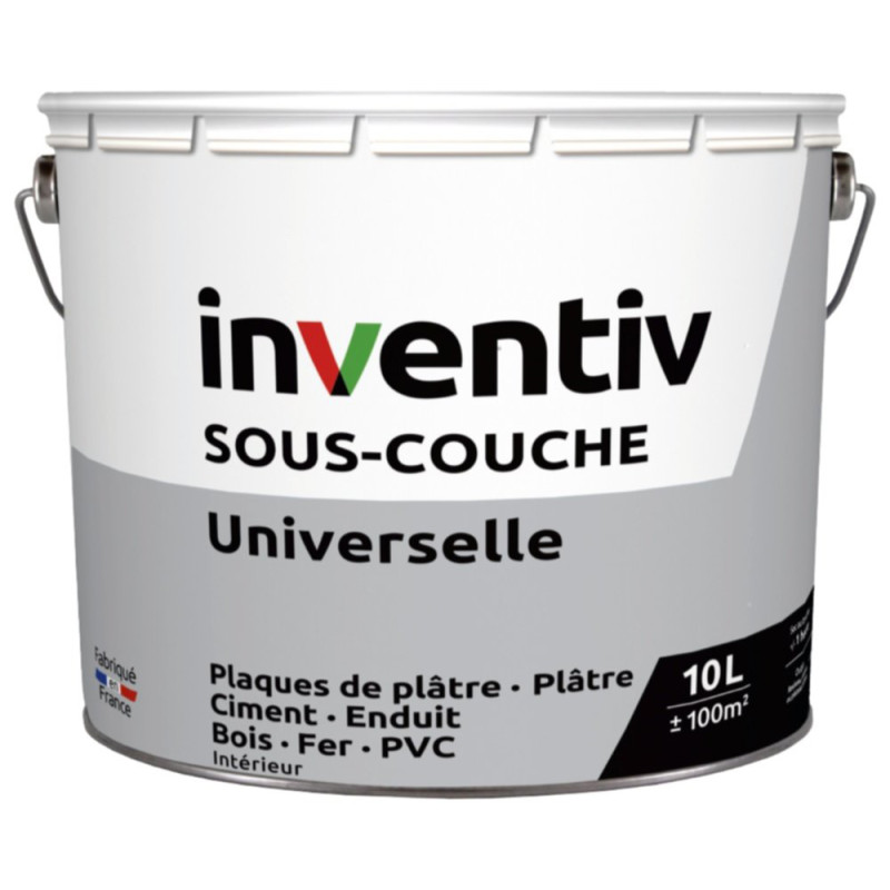 Sous-couche universelle blanc mat 10 L INVENTIV