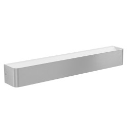 Applique murale LED pour salle de bain Sania 5 nickel mat et blanche 26,5 W EGLO