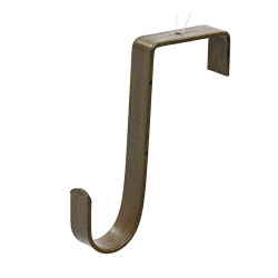 Crochet pour couronne de Noël 8 x 11,5 cm 4 pièces DECORIS