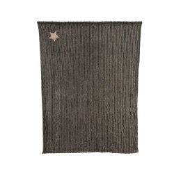 Plaid de Noël gris 150 x 200 cm DECORIS