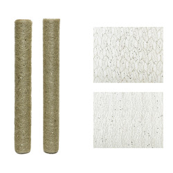 Toile décorative en polyester champagne 35 x 200 cm DECORIS