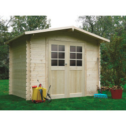 Abri de jardin en bois Dresden 19 mm 2,48 x 1,98 m | SOLID