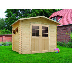 Abri de jardin en bois Amberg 19 mm 2,98 x 2,48 m | SOLID