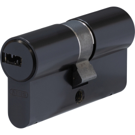 Cylindre de porte D6XBK noir 30 × 30 mm ABUS
