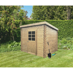 Abri de jardin en bois Passau 19 mm 1,98 x 1,98 m | SOLID