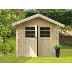Abri de jardin en bois Chartres 28 mm 2,98 x 2,38 m | SOLID