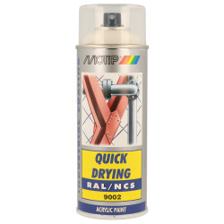Peinture Acrylique Spray Blanc Gris – Séchage Rapide | MOTIP