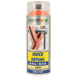 Peinture Acrylique Orange Pur MOTIP – Séchage Rapide | MOTIP