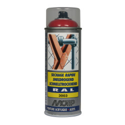 Peinture Acrylique Rouge Feu – Séchage Rapide | MOTIP