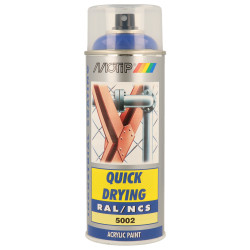 Peinture Acrylique Spray Bleu Outremer – Séchage Rapide | MOTIP
