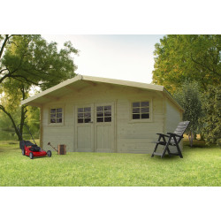 Abri de jardin Douai 28 mm 5,08 x 2,98 m SOLID