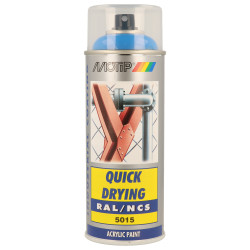 Peinture Acrylique Spray Bleu Ciel – Séchage Rapide | MOTIP
