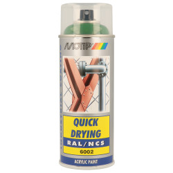 Peinture Acrylique Spray Vert Feuillage – Séchage Rapide | MOTIP