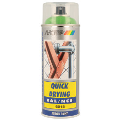 Peinture Acrylique Spray Vert Jaune – Séchage Rapide | MOTIP