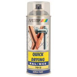 Peinture Acrylique Spray Gris Basalte – Séchage Rapide | MOTIP