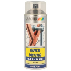 Peinture Acrylique Spray Gris Terre d'Ombre – Séchage Rapide | MOTIP