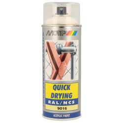 Peinture Acrylique Blanc Signalisation – Séchage Rapide | MOTIP