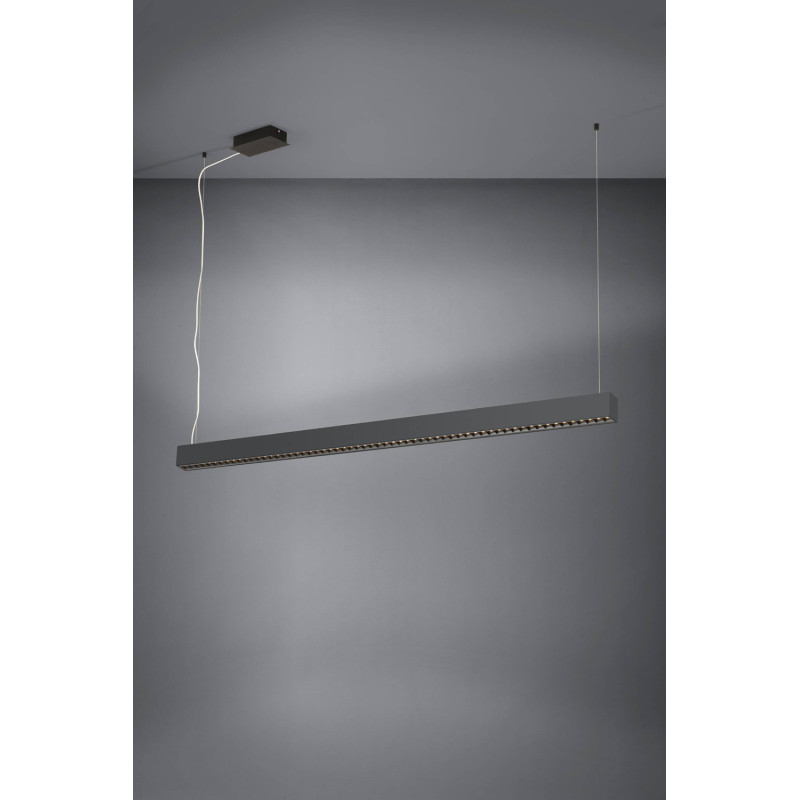 Suspension LED Termini noire dimmable 30,5 W et 2 × 7,75 W EGLO Suspension LED Termini noire dimmable 30,5 W et 2 × 7,75 W EGLO
