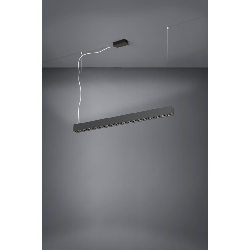 Suspension LED Termini noire dimmable 30,5 W et 2 × 7,75 W EGLO Suspension LED Termini noire dimmable 30,5 W et 2 × 7,75 W EGLO