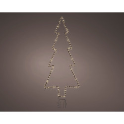 Sapin LED sur support 135 cm blanc chaud LUMINEO