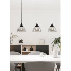 Suspension Beleser noire E27 3 × 60 W EGLO Suspension Beleser noire E27 3 × 60 W EGLO