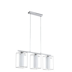 Suspension Loncino 1 chrome E27 3 × 60 W EGLO Suspension Loncino 1 chrome E27 3 × 60 W EGLO