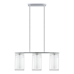 Suspension Loncino 1 chrome E27 3 × 60 W EGLO