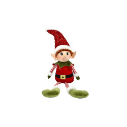 Lutin farceur en polyester avec jambes souples 16 x 9 x 56 cm