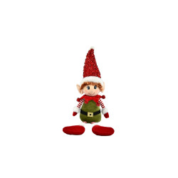 Lutin farceur en polyester avec jambes souples 12 x 7 x 41 cm