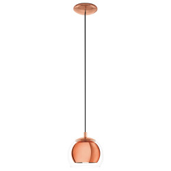 Suspension Rocamar cuivre Ø 19 cm E27 40 W EGLO
