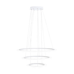 Suspension LED Penaforte blanche Ø 79 cm dimmable 45 W, 33 W et 19,5 W EGLO