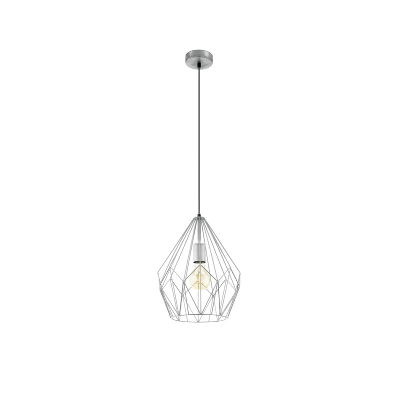 Suspension Carlton argent Ø 31 cm E27 60 W EGLO