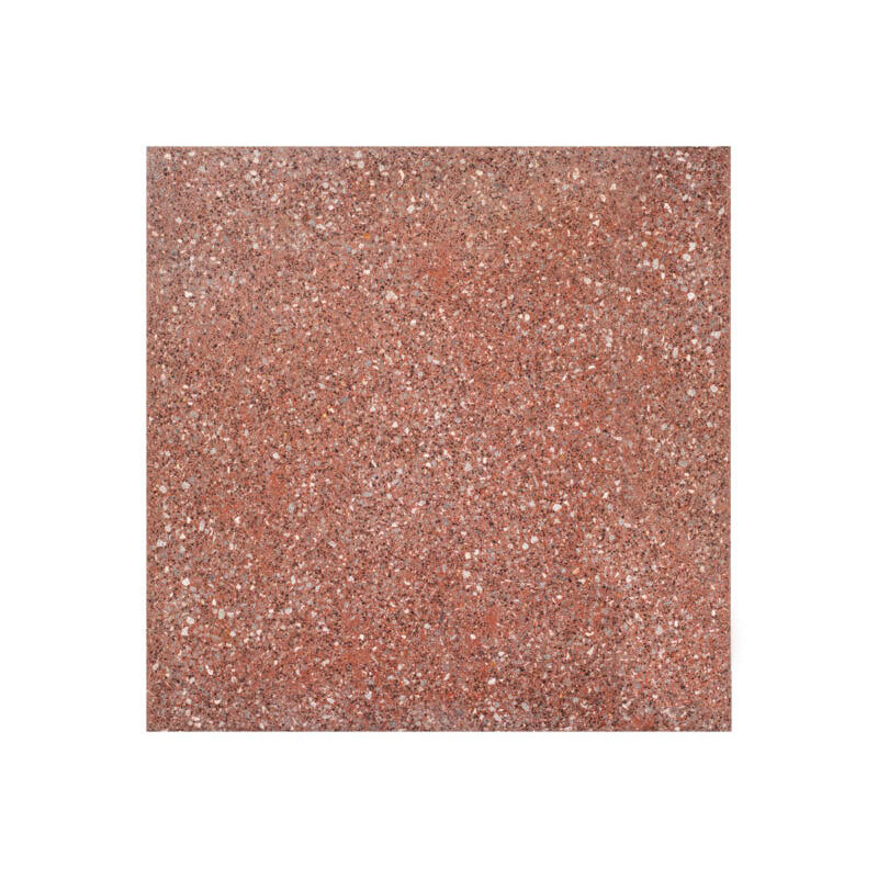 Dalle de terrasse rouge 40 x 40 x 3,7 cm COBO GARDEN