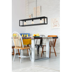 Suspension Elswick noire E27 3 × 60 W EGLO Suspension Elswick noire E27 3 × 60 W EGLO