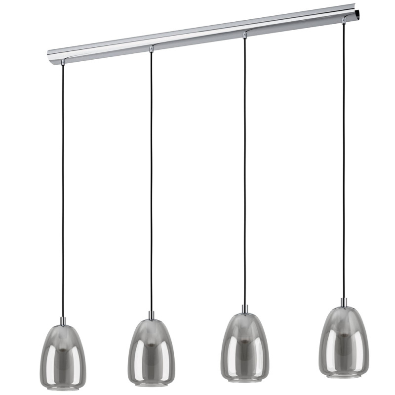 Suspension Alobrase chrome E27 4 × 40 W EGLO Suspension Alobrase chrome E27 4 × 40 W EGLO