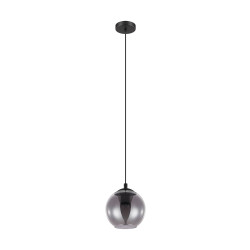 Suspension Ariscani noire Ø 20 cm E27 40 W EGLO
