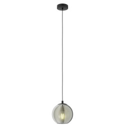 Suspension Ariscani noire Ø 20 cm E27 40 W EGLO